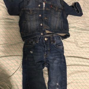 Levi Jean jacket and jeans for baby boy